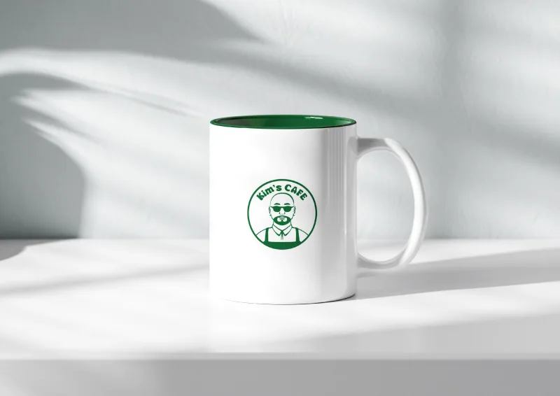 Kim's CAFE mugs